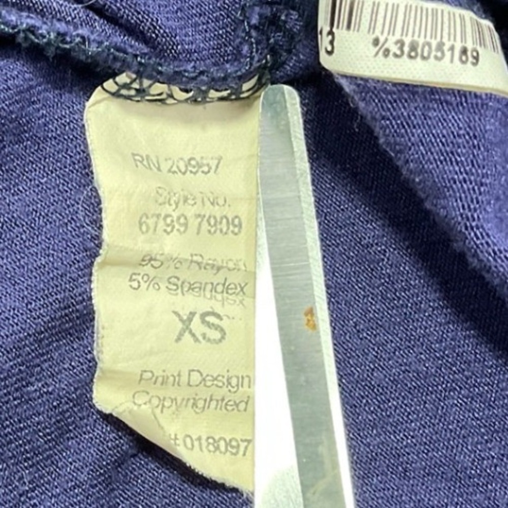 Tori Richard Honolulu Womens Purple Knit Drawstring Waist V-neck Dress Size XS - Picture 4 of 12